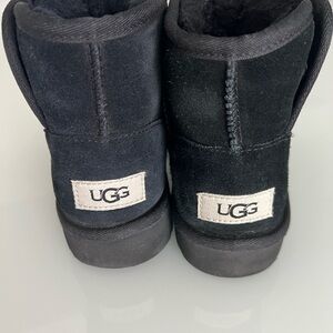 UGG Black Suede Ankle Boots